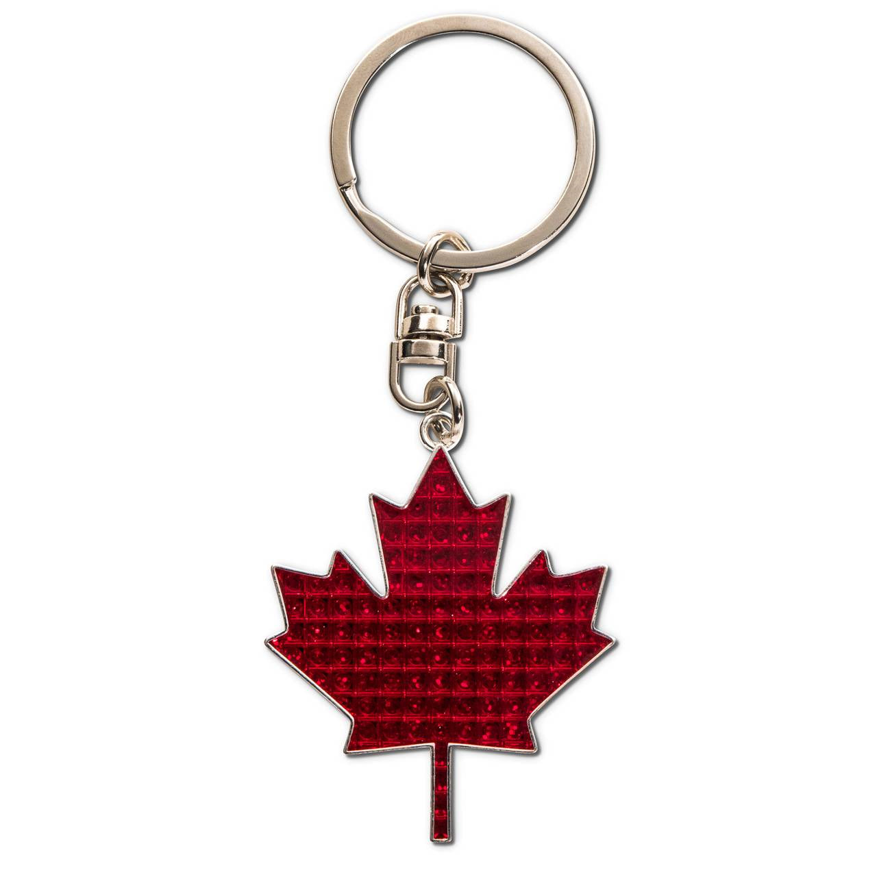 KEYRING MAPLE LEAF BLING